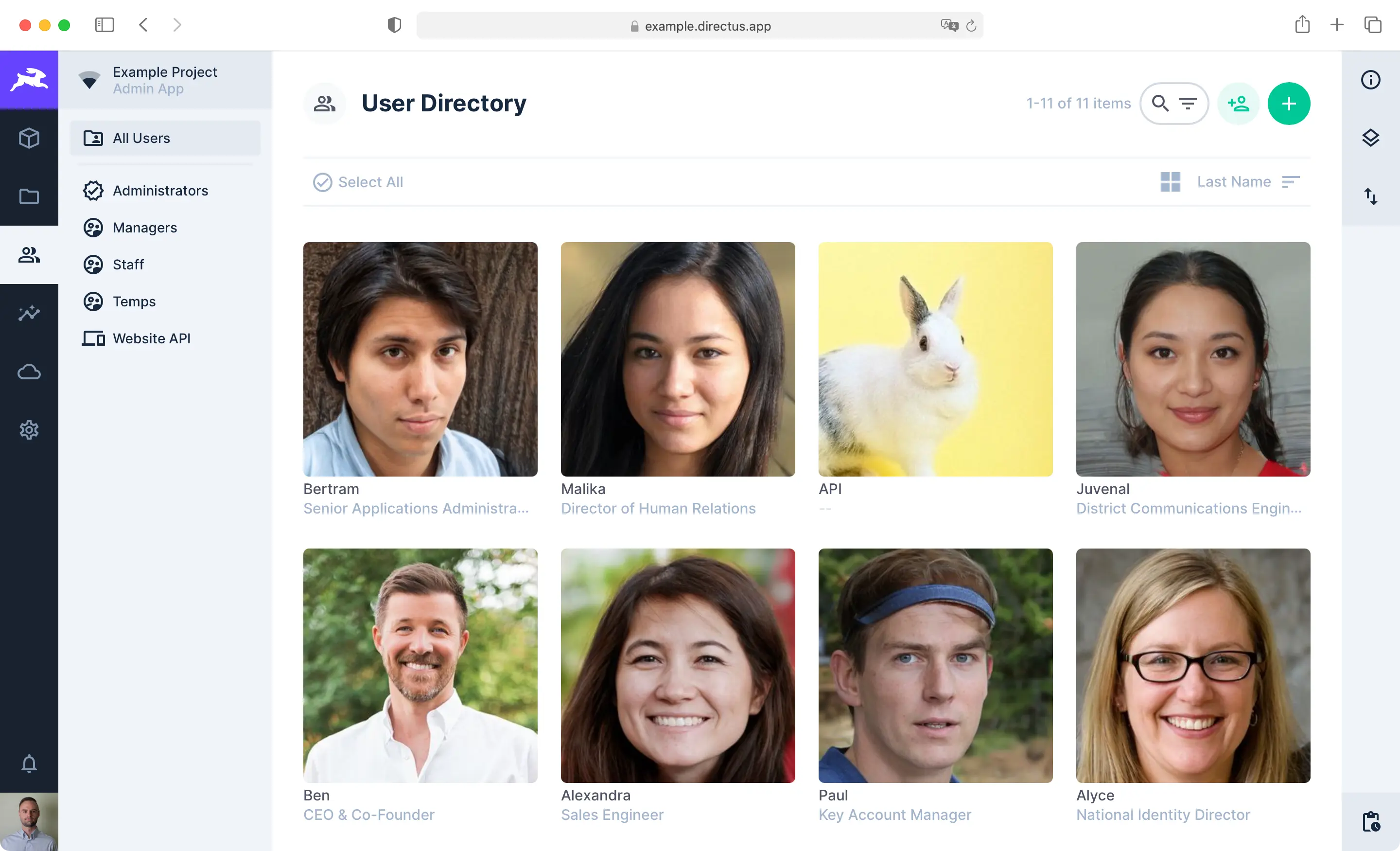 User Directory Overview
